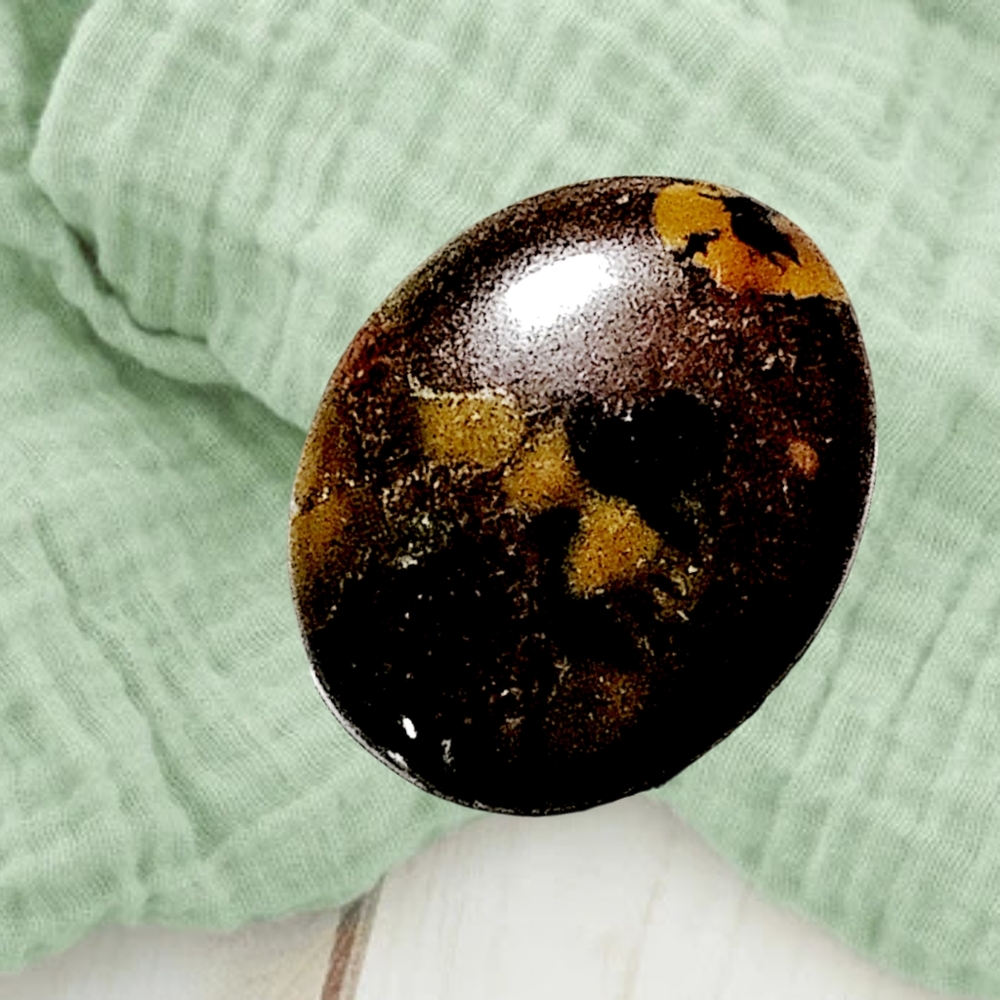 Natural Jasper Oval Stone - Picture 3 of 4